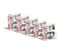 AGFA PHOTO PACK 5 x 601025 - Appareil Photo Jetable LeBox Wedding, 27 photos, Objectif Optique 31 mm - Gris G