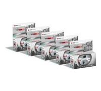 AGFA PHOTO PACK 5 x 601026 - Appareil Photo Jetable LeBox Black&White, 27 Photos, Objectif Optique 31 mm - Gris G