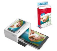 Imprimante photo Agfaphoto AGFA PHOTO Pack Imprimante Realipix Moments + Cartouches et papiers 40 photos supplementaires - Impression Bluetooth Photo 10x15 cm Smartphone Apple