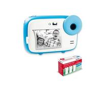 AGFA PHOTO Pack Realikids Instant Cam + 3 rouleaux Papier Thermique ATP3WH supplementaires - Appareil Photo Instantane Enfant, Ecran LCD 2,4',