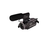 AGFA Photo Realimove CC2700 - Caméscope Numérique, Vidéo 2.7K, 24MP, Écran Tactile 3'', Zoom 18X, Télécommande, 2 Batteries, Micro, Batterie Lithium - Noir