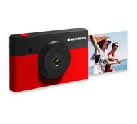 AGFA PHOTO Realipix Mini S - Impression par Sublimation Thermique - 10Mp - Bluetooth - 5,3 x 8,6 cm - Rouge
