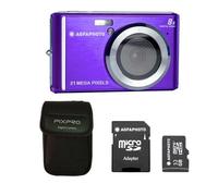 AGFA PHOTO Realishot DC5200 - Appareil Photo Numérique Compact, CMOS 21MP, Écran LCD 2,4 , Zoom Digital 8x, Vidéo HD 720p, Batterie Lithium, Cartes SD, Modes Scène