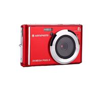 AGFA PHOTO Realishot DC5500 - Appareil Photo Numérique Compact, 24 MP, 2.4'' LCD, Zoom Digital 8x, Batterie Lithium - Rouge - Rouge