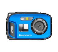 AGFA Photo Realishot WP6000 - Appareil Photo Numérique Étanche, 3m/10ft, 18 MP, Vidéo HD, Écran LCD 2.4”, Zoom Digital 16x, Autofocus, Miroir Selfie, Batterie Lithium - Bleu