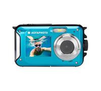 AGFA PHOTO Realishot WP8000 - Appareil Photo Numérique Étanche (Vidéo HD, Double écran LCD, Zoom Digital 16x) - Bleu