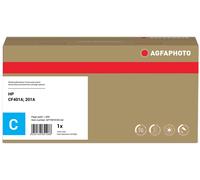Compatible Avec Hp 201a (cf401a) Agfa Photo Apthpcf401ae Toner Cyan