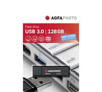 AgfaPhoto Clé USB 3.2 Gen.1 128 Go Noir