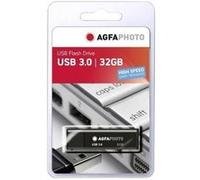 Clé USB 3.0 Agfa Photo 16 GB - Vitesse de lecture 35 MB/s - Vitesse d'écriture 10 MB/s - Noir