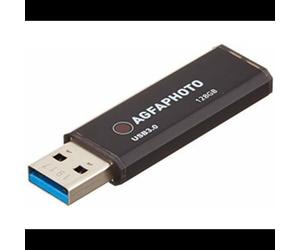 AgfaPhoto 10572 - Lecteur USB Flash 128 Go USB Type-A 3.2 Gen 1 Noir - Interface USB 3.2 Gen 1 (3.1 Gen 1) - Format Casquette