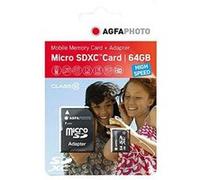 Agfaphoto 10582 micro secure digital extended capacity (microsdxc) Noir G
