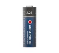 AgfaPhoto 110-803807 : Batterie Rechargeable Alcaline A23 12V, dimensions 28.5 x 10 mm, plage de température -15°C à 55°C, conditionnement blister unitaire.