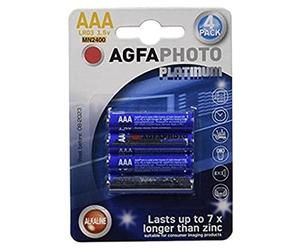 AgfaPhoto 110802572 Batteria, 4 Pezzi | Lot De 40, Format Micro AAA LR03, Sans Mercure Ni Cadmium, Usage Domestique Et Professionnel