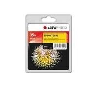 AgfaPhoto - 12 ml - photo noire - compatible - blister - remanufacturé - cartouche d'encre (alternative pour : Epson 26XL, Epson C13T26314010, Epson T2631) - pour Epson Expression Premium XP-510, 520,