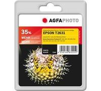 AgfaPhoto - 12 ml - photo noire - compatible - blister - remanufacturé - cartouche d'encre (alternative pour : Epson 26XL, Epson C13T26314010, Epson T2631) - pour Epson Expression Premium XP-510, 520,