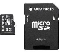 AgfaPhoto Carte mémoire microSDHC - 10580 - Capacité 16GB - Noir