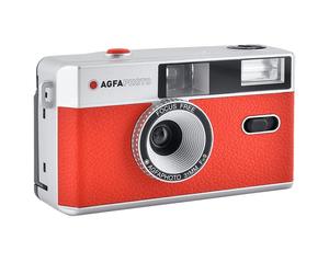 AgfaPhoto 603001 caméra vidéo Caméra-film compact 35 mm Rouge, Argent