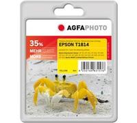 AgfaPhoto - 9 ml - jaune - compatible - remanufacturé - cartouche d'encre (alternative pour : Epson 18XL, Epson C13T18144010, Epson T1814) - pour Epson Expression Home XP-212, 215, 225, 312, 315, 322,