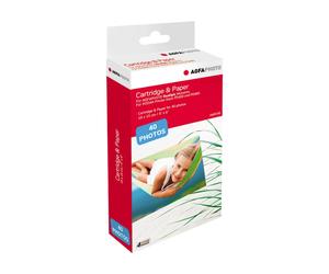 AgfaPhoto AMOC40 Pack Cartouche et papier pour imprimante Realipix Moments - 40 impressions