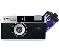 AgfaPhoto analogique 35 mm 1/2 Format Photo Noir avec Film négatif Noir et Blanc + Batterie