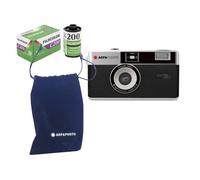 AgfaPhoto Analogue 35 mm Compact Film Camera Set: pellicola per immagini a Colori + batteria