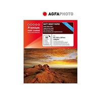 AgfaPhoto AP13050A4M Papier jet d'encre A4 50 Feuilles 130gr mat
