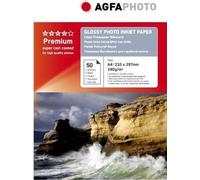 Papier photo A4 AgfaPhoto finition Brillant 240g Jet d'encre - AP24050A4