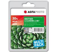 AgfaPhoto APB1240SETD Cartouche d'encre Noir, Bleu, Rose, Jaune