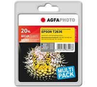 AgfaPhoto APET263SETD Cartouche d'encre Noir, Bleu, Rose, Jaune