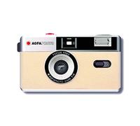 AgfaPhoto - Appareil Photo Analogique Réutilisable - Finition Beige Classique - Idéal pour Immortaliser des Moments Intemporels