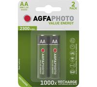 Piles Rechargeable AgfaPhoto NiMH-ACCU AA, HR6, 1.2V - 131802800