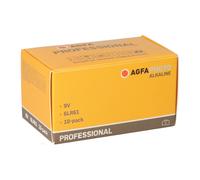 AgfaPhoto Batterie Alkaline Professional -9V E-Block 10St.