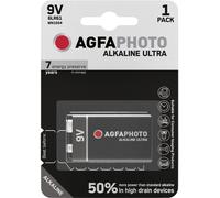 AgfaPhoto Batterie Alkaline Ultra -9V 6LR61 E-Block 1St.