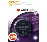 AgfaPhoto Batterie Knopfzelle CR2450 3.0V Lithium 1St.