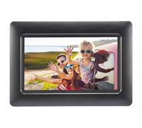 AgfaPhoto Foto Frame Cadre photo numérique 17.8 cm 7 pouces 1024 x 600 Pixel 8 Mo noir Noir G