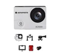AgfaPhoto Caméra d'action Realimove AC5000 – Étanche 30m, True 720P, Wi‑Fi, Écran LCD 2.0'' Gris