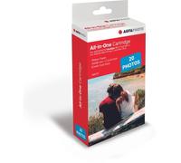 AgfaPhoto Cartouche & papiers AMC20 – 20 photos 5,3×8,6 – Compatible Realipix Mini S/P, Kodak Mini