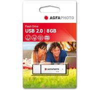 Cle USB 2.0 AgfaPhoto USB Flash Drive 2.0 8Go Argent