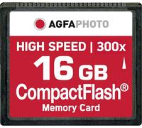 AgfaPhoto Compact Flash, 16GB, 16384 MB, flash compact (CF), 100000 cycles par secteur logique, 42.8 mm, 3.3 mm, 36.4 mm