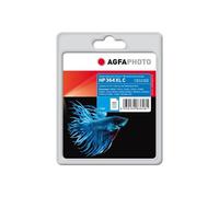 AgfaPhoto - Cyan - compatible - remanufacturé - cartouche d'encre (alternative pour : HP 364, HP CB323EE) - pour HP Deskjet 35XX; Photosmart 55XX, 55XX B111, 65XX, 7510 C311, 7520, Wireless B110