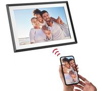 Agfaphoto Frameo Cadre photo numérique WiFi 10 pouces, noir