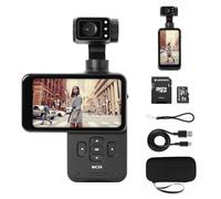 AgfaPhoto Gimbal Realimove MC3X – Caméra 3 axes 4K, MicroSDXC 128 Go – Noir
