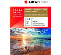 AgfaPhoto AP26020A4 Papier photo jet d'encre A4 20 Feuilles 260gr brillant