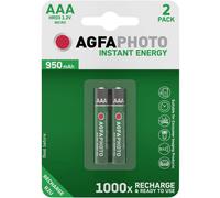 AgfaPhoto HR03 Pile rechargeable LR3 (AAA) NiMH 950 mAh 1.2 V 2 pc(s)