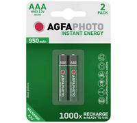 AgfaPhoto HR03 Pile rechargeable LR3 (AAA) NiMH 950 mAh 1.2 V 2 pc(s)