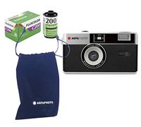 AgfaPhoto Kit Appareil Photo analogique 35 mm avec Film + Batterie Noir