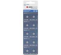 AgfaPhoto Pile bouton LR 66 (AG4) 1,5 V alcaline 10 pièces