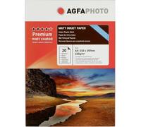 Papier photo A4 AgfaPhoto finition Mat 220g Jet d'encre - AP22020A4MDUO G