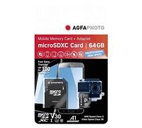 Agfa Photo Mobile Carte Mémoire Microsdxc 64 Gb Uhs-i U3 V30 A1