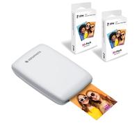 AgfaPhoto Mini P.2 - Pack Imprimante Portable Zink Photos Instantanées + Recharge pour 60 Photos supplémentaires - Impression sans Encre Facile, Rapide - Photo 75 x 50 mm - Smartphones et Tablettes